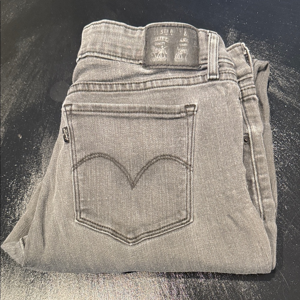 Levi's Women's Skinny Jeans in Charcoal